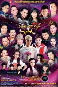 Chương trình qui tụ đông đảo ca sĩ, nghệ sĩ trong và ngoài nước
