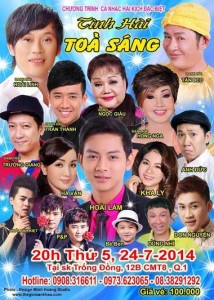 Poster chương trình "Tình hài tỏa sáng"