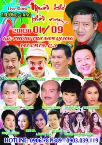 Minishow Trường Giang - "Mười Khó thời nay" diễn tối 1/9, tại phòng trà Nam Quang