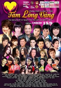 Rất đông ca sĩ, nghệ sĩ tham gia chương trình này
