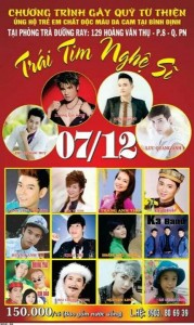 Còn nhiều ca sĩ nữa tham gia nhưng do đăng ký sau nên không có trong poster này