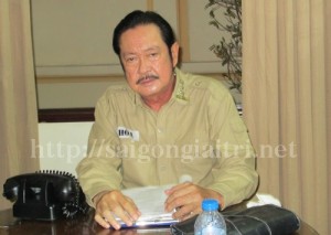 Đạo diễn Chánh Tin vào vai trung tá trong phim - Ảnh Tiểu Vũ