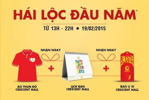 Đến Crescent Mall hái lộc đầu xuân