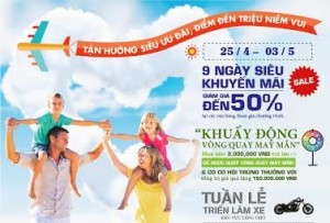 “Bùng nổ" ưu đãi dịp hè tại Crescent Mall