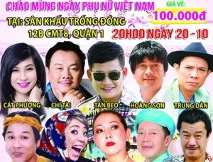 Cùng vui với các danh hài trong ngày Phụ nữ VN 20/10