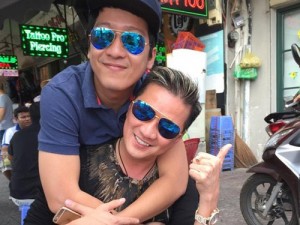 Ca sĩ Đàm Vĩnh Hưng và Trường Giang