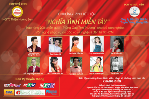 Poster chương trình "Nghĩa tình miền tây"