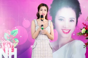 Hoa hậu Đỗ Mỹ Linh - đại sứ thương hiệu mỹ phẩm Huyền Phi