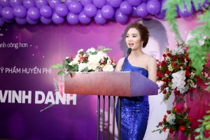 Hoàng Phi Huyền - giám đốc thương hiệu của Mỹ phẩm thiên nhiên Huyền Phi