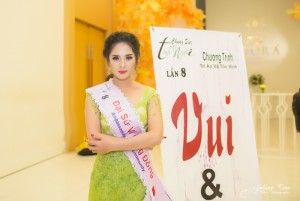 Á hậu Thái Nhã Vân lộng lẫy trong vai trò Đại sứ Vì cộng đồng