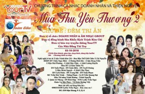 Đông đảo ca sĩ và doanh nhân góp mặt trong chương trình