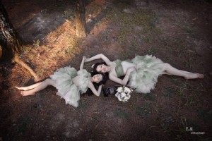 Hoa hậu Đàm Hương Thủy và học trò Nguyễn Thùy Anh trong bộ ảnh “Tiên nữ Tinker Bell”