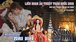 Poster của vở kịch ảo thuật Romio & Juliet