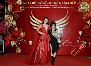 Diễn viên Mai Thu Huyền và NTK Ngọc Hồng