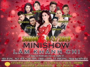 Poster Minishow Lâm Khánh Chi tại Trống Đồng