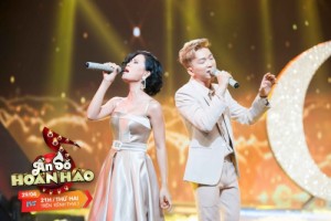 Hà Nhi - Tăng Phúc trong phần thi của mình