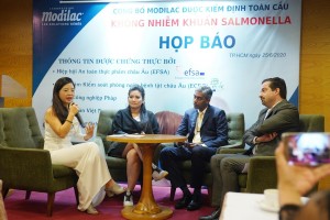 Họp báo công bố Sữa Modilac không bị nhiễm khuẩn Salmonella