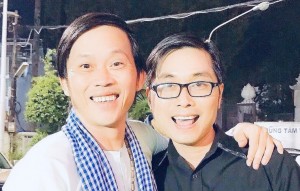 NSƯT Hoài Linh và nhà báo Song Minh