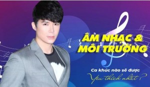 Ca nhạc sĩ Nathan Lee là 1 trong 5 giám khảo cuộc thi sáng tác ca khúc về môi trường
