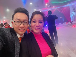 Doanh nhân Đỗ Hoàng Khanh và danh hài Thúy Nga cùng dự sự kiện Kangen tại Mỹ