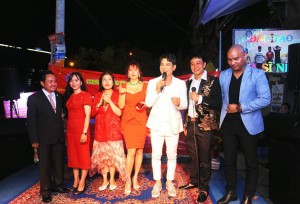 Ca sĩ Lâm Hùng, diễn viên Phi Thanh Vân dự khai trương Trung tâm đào tạo Tài năng nhí Talent 2 của ca sĩ Tuấn Khanh