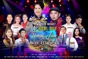 Poster minishow ca nhạc sĩ Hoài Duy