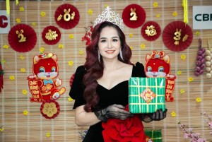 Hoa hậu Angel Ngọc Linh trong bộ ảnh đón xuân mới