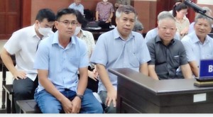 Các bị cáo tại phiên tòa phúc thẩm lần 2 ngày 26/5/2023