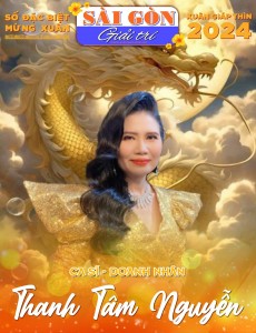 CS-DN Thanh Tâm Nguyễn trên bìa Xuân Sài Gòn Giải Trí