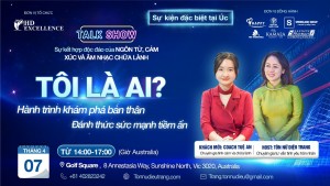 Diễn giả Tôn Nữ Diệu Trang đang chuẩn bị cho sự kiện "Tôi là ai?" sắp diễn ra tại Úc
