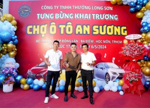 Ban giám đốc (từ phải sang): Nguyễn Công Thưởng (Phó giám đốc), Lưu Chấn Long (Giám đốc) và Trần Hồng Sơn (Phó giám đốc kiêm kế toán trưởng)