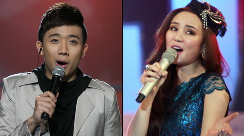 MC Trấn Thành và ca sĩ Vy Oanh