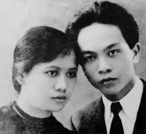 Võ Nguyên Giáp và người vợ đầu Nguyễn Thị Quang Thái thời trẻ