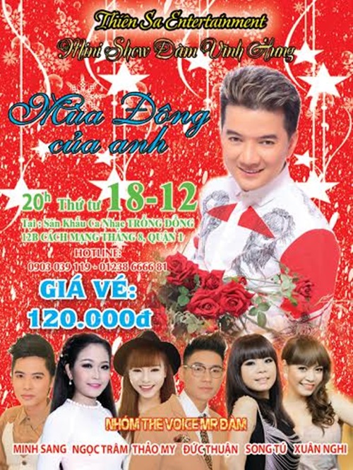 Chương trình cuối cùng của Đàm Vĩnh Hưng tại sân khấu Trống Đồng trong năm 2013