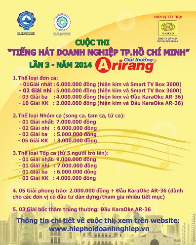 Haạn chót đăng ký là ngày 10/8/2014