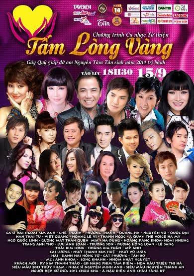 Rất đông ca sĩ, nghệ sĩ tham gia chương trình này