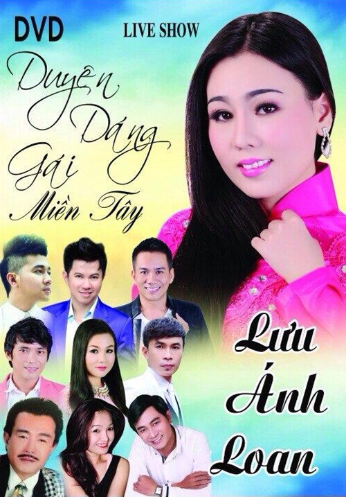 Bìa album Duyên dáng gái miền Tây của ca sĩ Lưu Ánh Loan