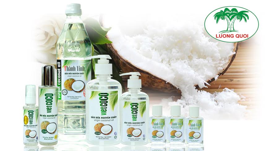 Tinh dầu dừa VIETCOCO & THÀNH VINH với bao bì tiện lợi, sang trọng