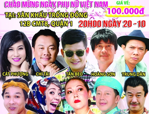 Cùng vui với các danh hài trong ngày Phụ nữ VN 20/10