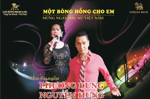 Danh ca Phương Dung tái ngộ ca sĩ Nguyễn Hưng