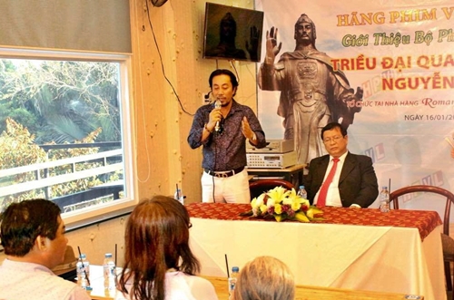 Đạo diễn Nguyễn Đức Long đang trãi lòng với bộ phim đầy tâm huyềt