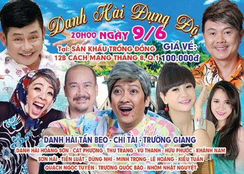 Poster chương trình "Danh hài đụng độ"