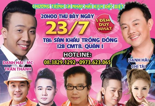 Chương trình tối thứ bảy 23/7 tại sân khấu Trống Đồng