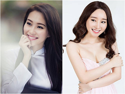 Cùng là người đẹp 9x, cùng nổi bật bởi vẻ đẹp ngọt ngào như làm "tan chảy" người đối diện, Trương Ngọc Thảo thường được gọi là "bản sao hoa hậu Đặng Thu Thảo"