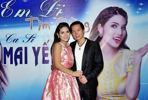 Hai vợ chồng ca sĩ Mai Yến Chi - Lâm Ngọc Huỳnh