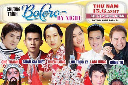Những nghệ sĩ góp mặt trong chương trình đầu tiên vào tối 15/6