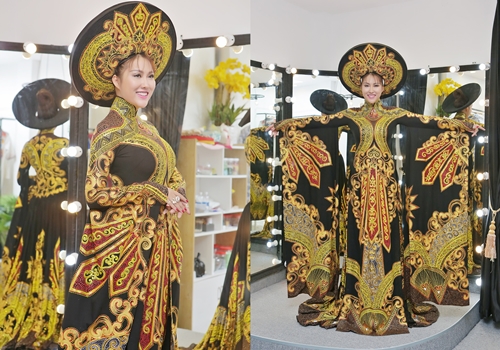 Lộ diện quốc phục chính thức của Phi Thanh Vân trong đêm chung kết