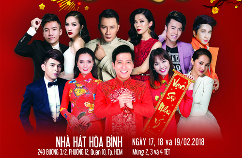 Chương trình qui tụ đông đảo các ngôi sao ca nhạc - hài kịch đang được yêu thích hiện nay