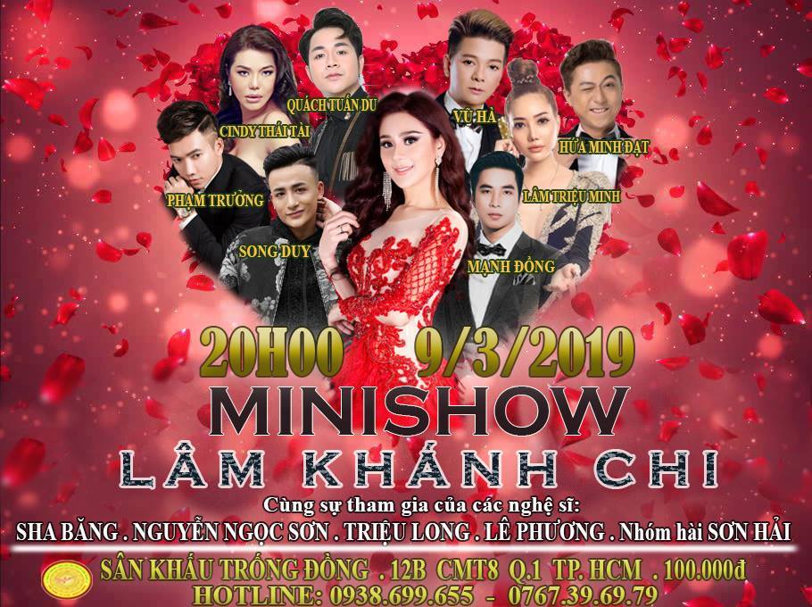 Poster Minishow Lâm Khánh Chi tại Trống Đồng