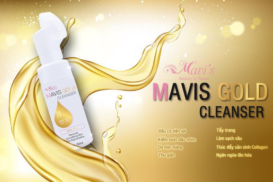 Sữa rửa mặt cọ vàng thương hiệu Mavi’s
